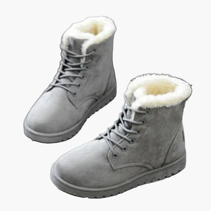 Damen Winter Stiefel mit Warmfutter – Modische Outdoor Boots für kalte Tage