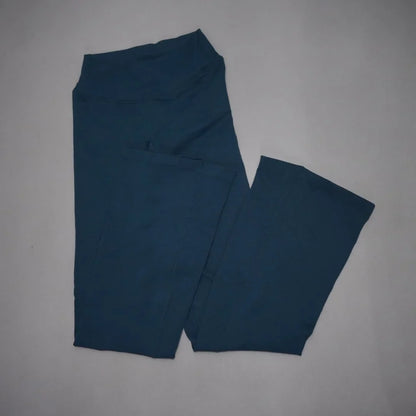 Damen Yoga Hose mit hohem Bund, Bootcut Sportleggings