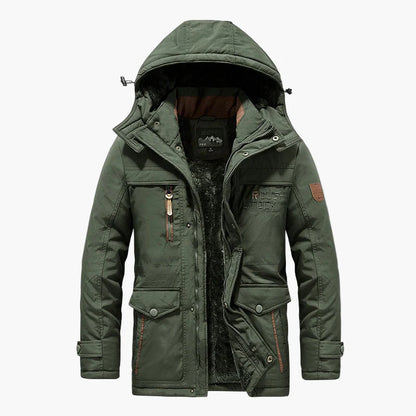 Herren Winter Outdoor Parka mit Kapuze – Warme Freizeitjacke für kalte Tage