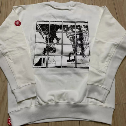 Unisex Langarm Sweatshirt Rundhalsausschnitt mit grafischem Aufdruck
