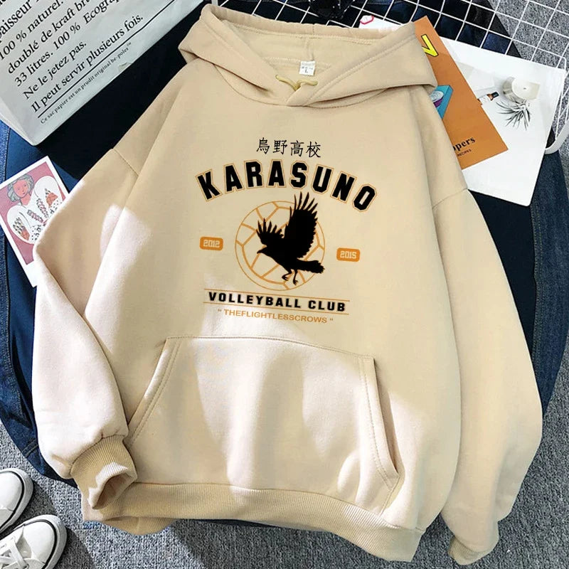 Unisex Kapuzenpullover mit Anime-Druck