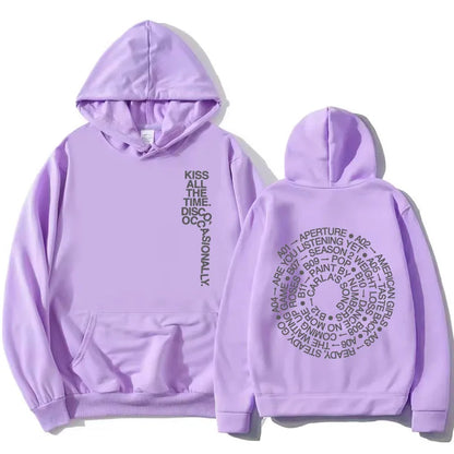 Unisex Kapuzenpullover mit aufgedrucktem Text und Motiv
