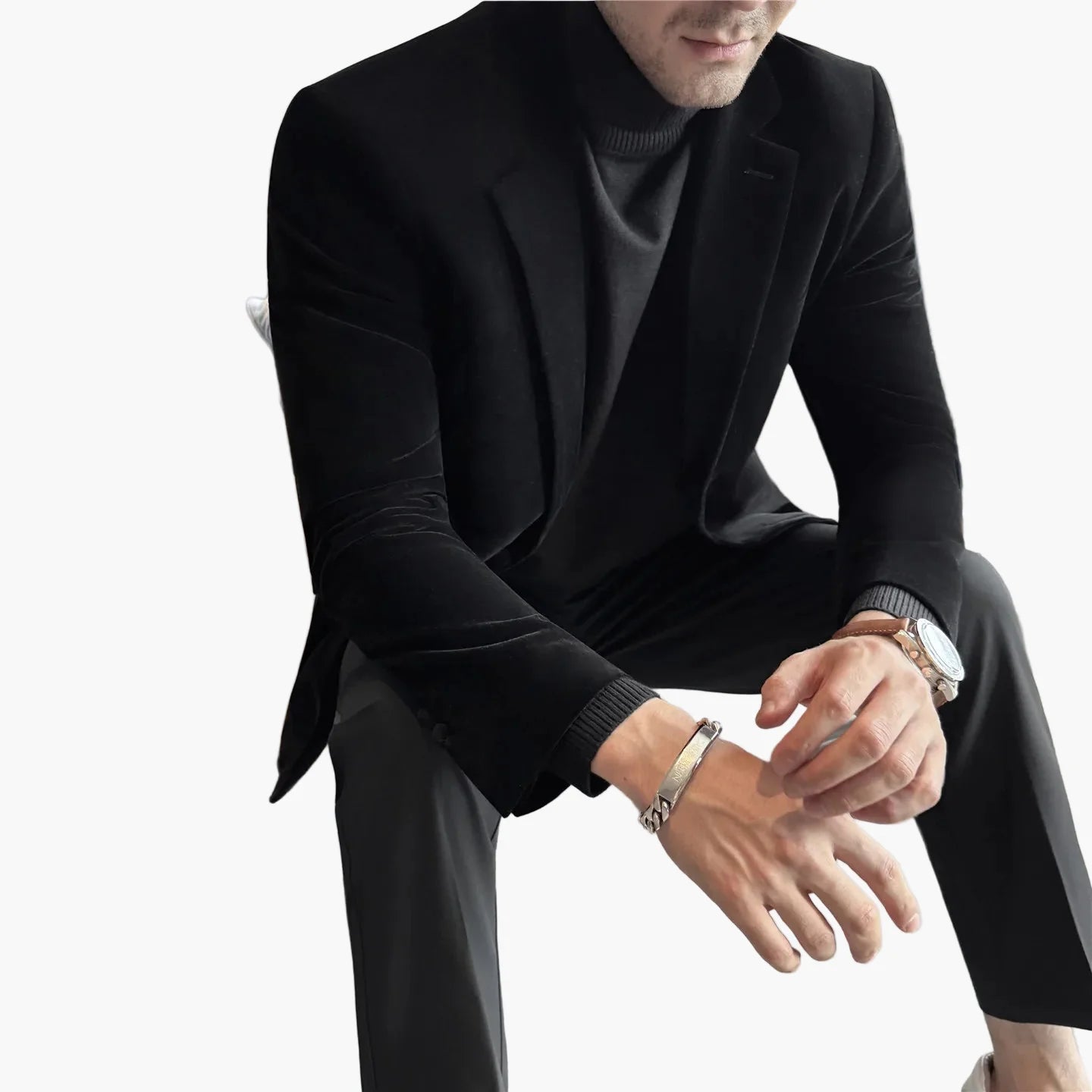 Herren Eleganter Business-Blazer – Modernes Sakko für Büro und festliche Anlässe