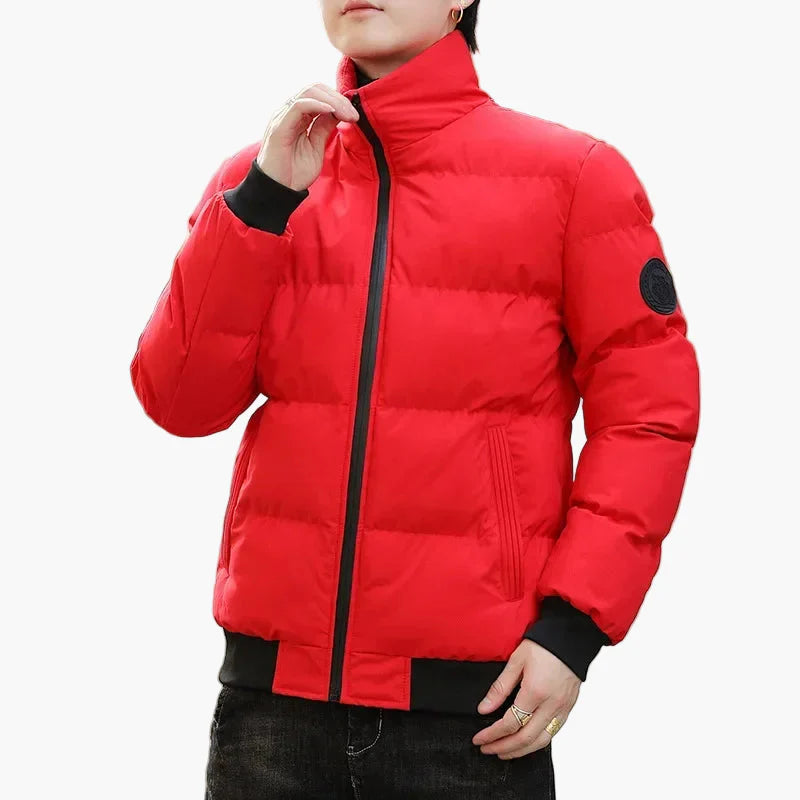 Herren Winter Daunenjacke – Klassisch, Warm, Modisch für Alltag und Freizeit