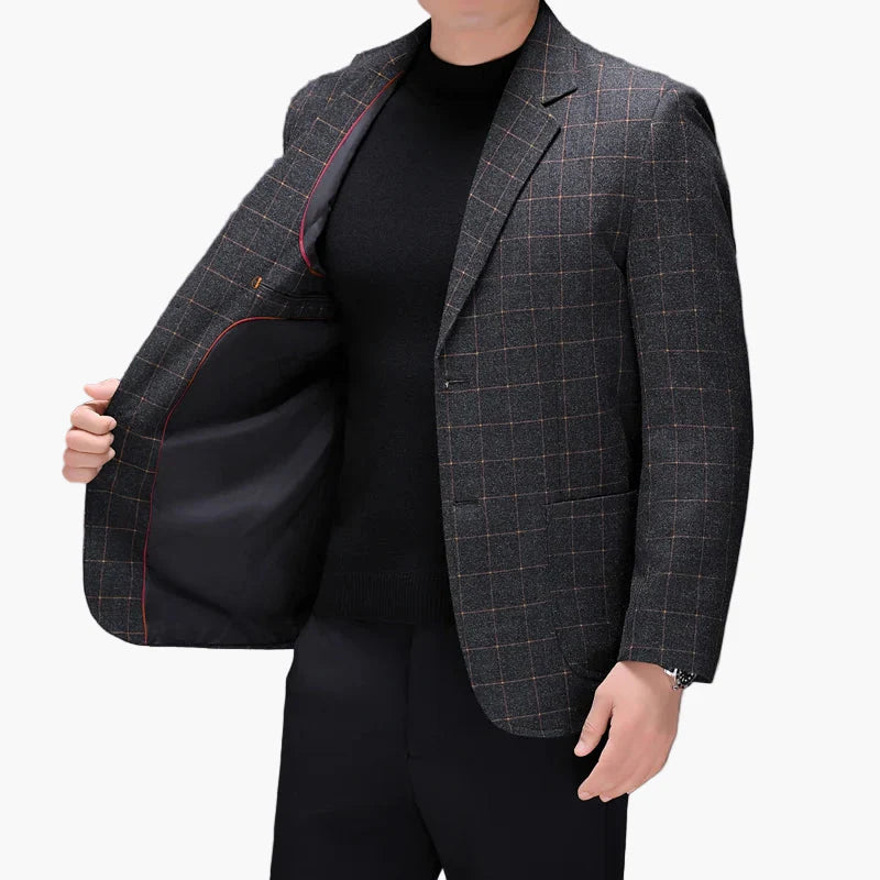 Herren Sakko Modern Kariert – Eleganter Business & Freizeit Blazer