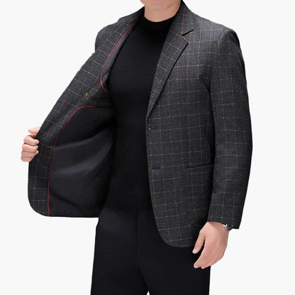 Herren Sakko Modern Kariert – Eleganter Business & Freizeit Blazer