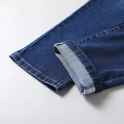Herren Jeanshose im klassischen Stil, Dunkelblau