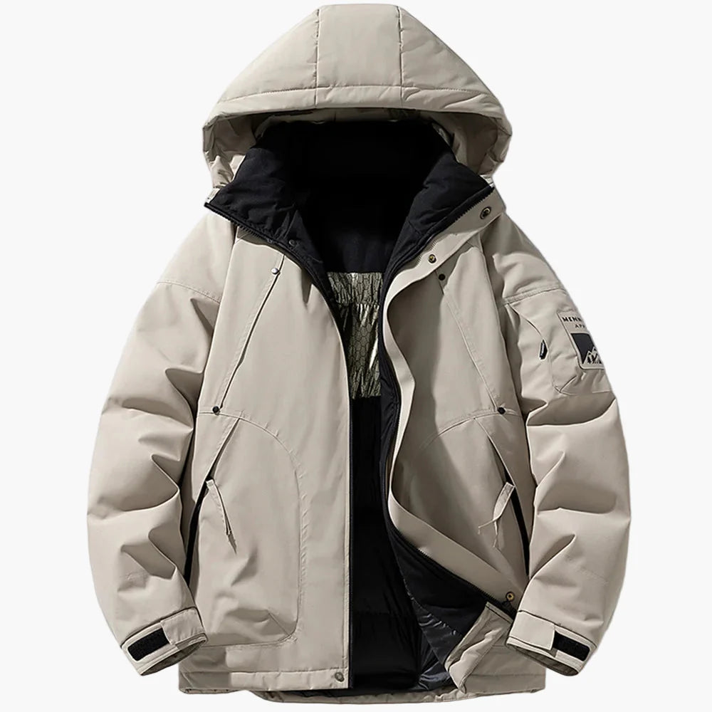 Herren Winter Outdoor Parka – Warme Kapuzenjacke für Alltag & Freizeit