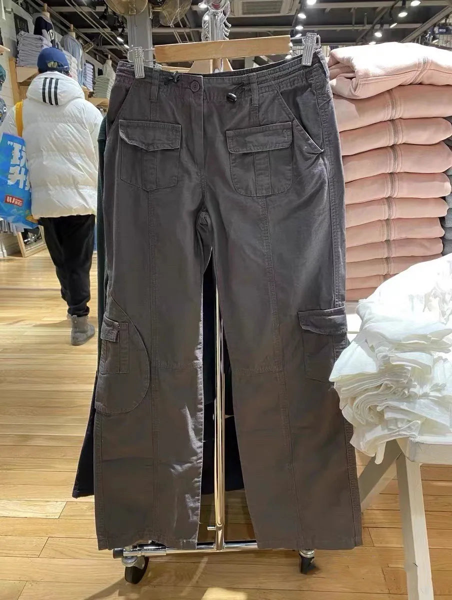 Loose Fit Cargohose für Damen mit mehreren Taschen