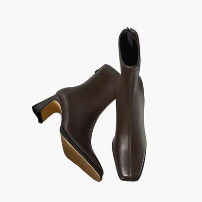 Damen Stiefeletten mit Blockabsatz – Elegante Alltags- & Business-Boots