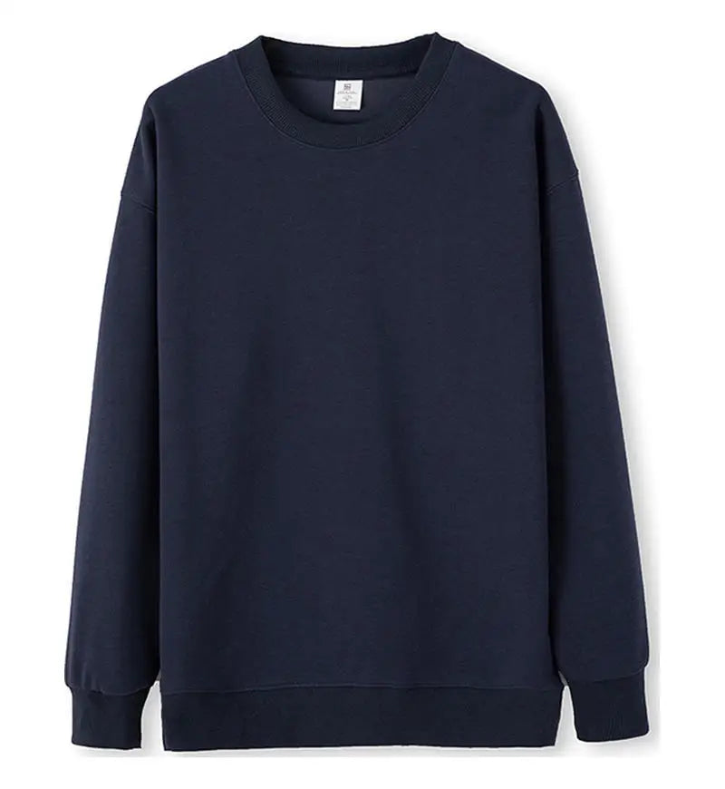 Unisex Langarm Sweatshirt Basic Rundhals in verschiedenen Farben
