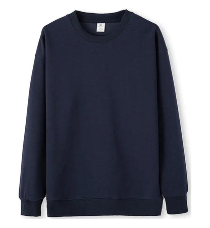 Unisex Langarm Sweatshirt Basic Rundhals in verschiedenen Farben