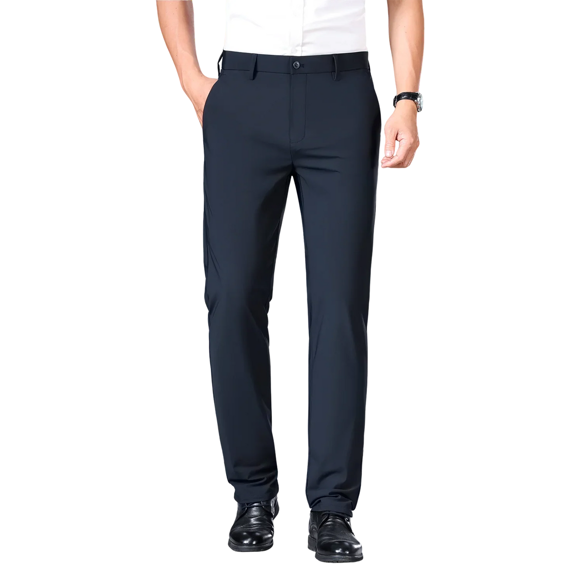 Herren Chino Hose Freizeithose Bügelfrei in verschiedenen Farben