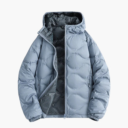 Herren Daunenjacke Winter Outdoor Steppjacke mit Kapuze – Warm & Leicht