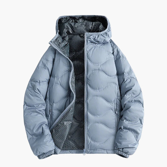 Herren Daunenjacke Winter Outdoor Steppjacke mit Kapuze – Warm & Leicht
