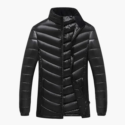 Herren Steppjacke Übergangsjacke Plus Size Komfort Outdoor Freizeit