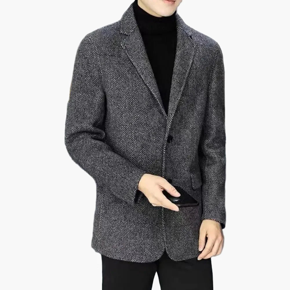 Herren Klassischer Blazer Modern Business Freizeitjacke – Eleganter Stil für Büro & Alltag