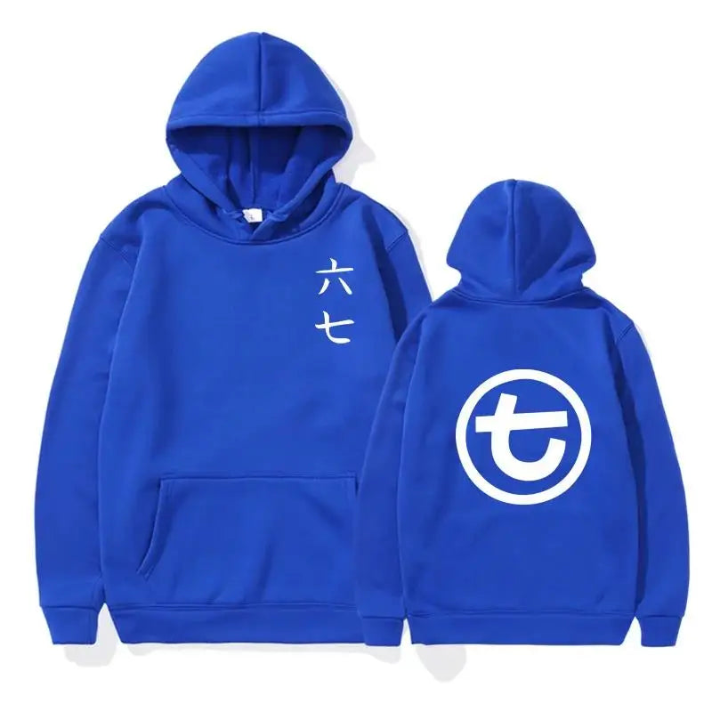 Unisex Kapuzenpullover mit Kängurutasche und Front-/Rückenprint