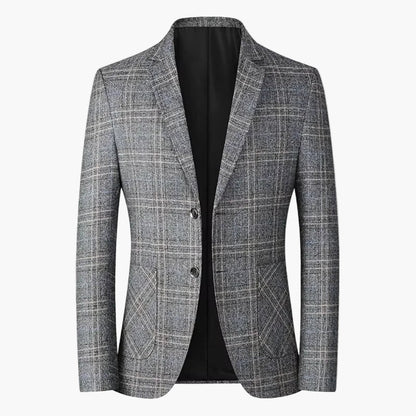 Herren Business Casual Sakko Modern Kariert – Eleganter Blazer für Büro & Freizeit