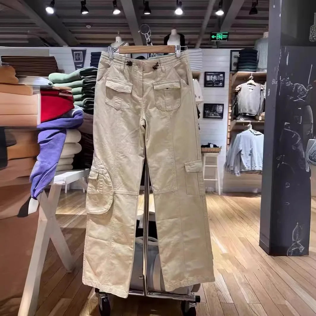 Loose Fit Cargohose für Damen mit mehreren Taschen