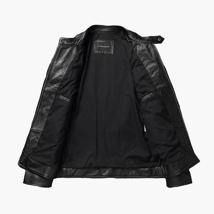 Herren Motorradjacke im Biker-Stil – Schlanke Passform für Freizeit und Alltag