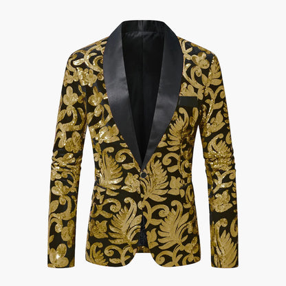 Herren Luxus Smoking Sakko für festliche Anlässe – Eleganter Party- und Bühnen-Blazer im modernen Design