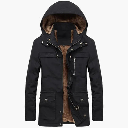 Herren Winterjacke mit Kapuze – Warme Outdoor Jacke für Alltag & Freizeit