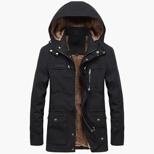 Herren Winterjacke mit Kapuze – Warme Outdoor Jacke für Alltag & Freizeit