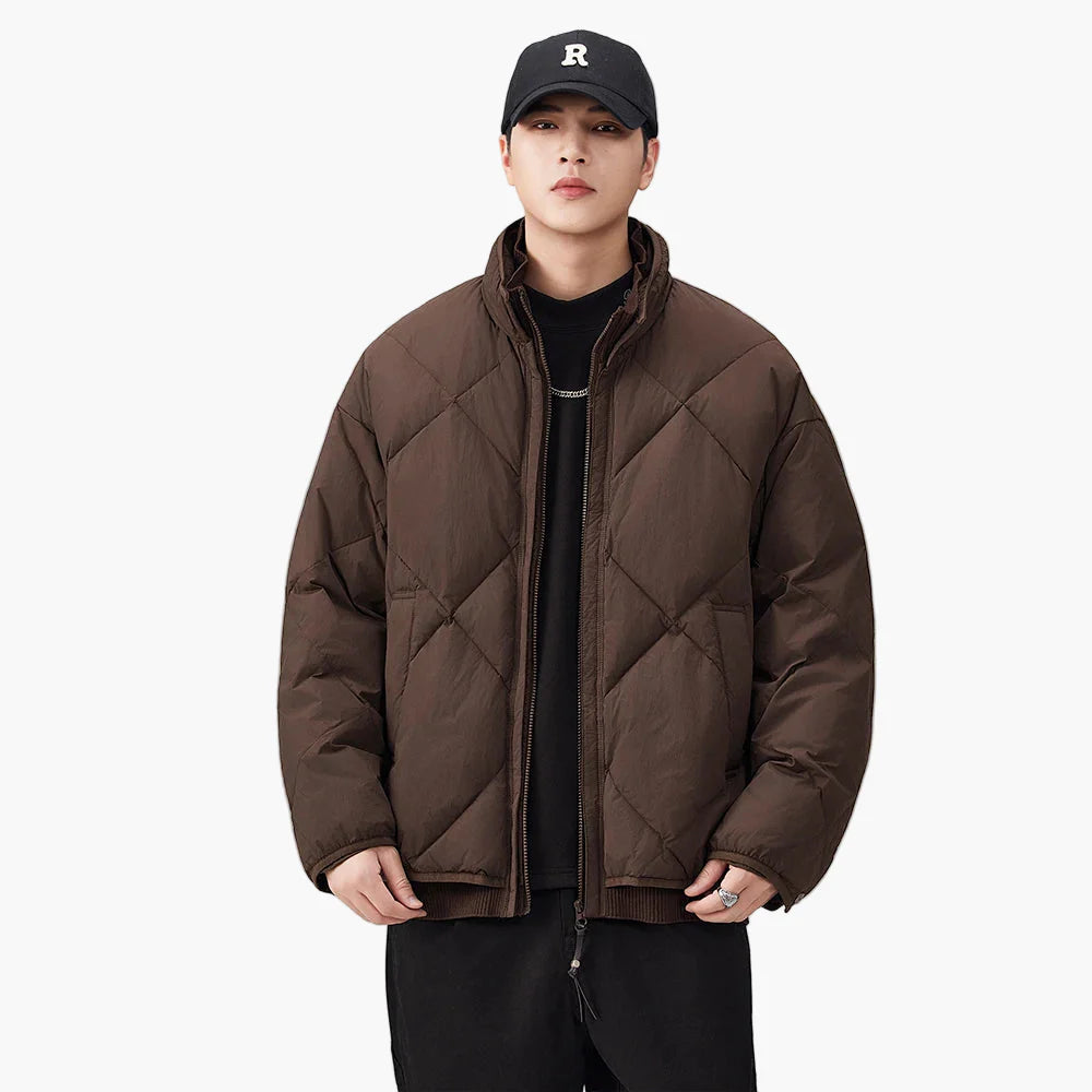 Herren Oversized Steppjacke für Freizeit und Alltag – Moderner Look, Komfortabler Sitz