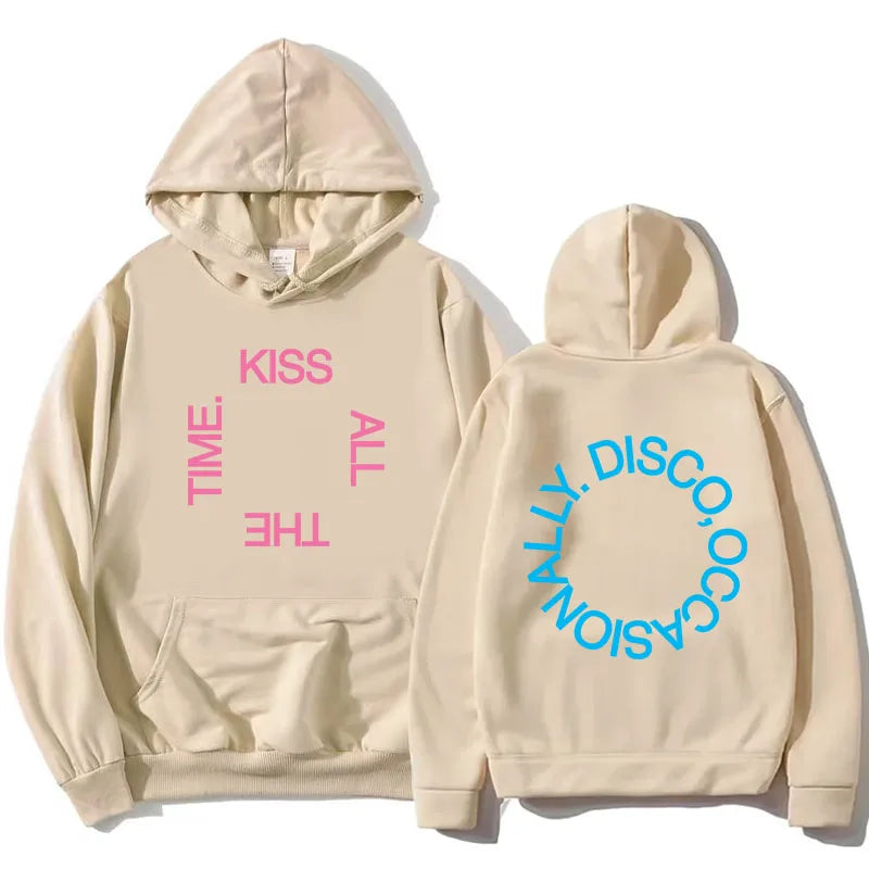 Unisex Kapuzenpullover mit aufgedrucktem Text und Motiv