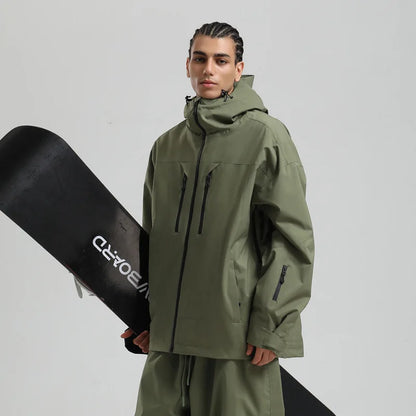 Unisex Winterjacke mit Kapuze für Snowboard Ski Outdoor