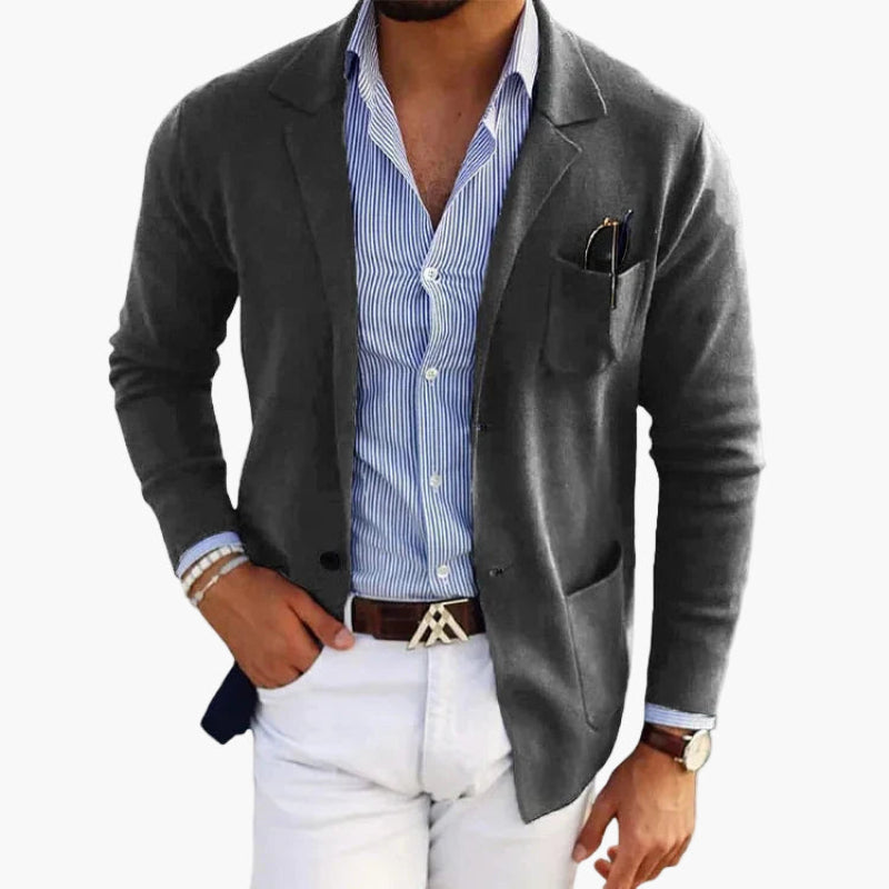 Herren Moderner Business-Blazer im Smart-Casual-Stil – Perfekt für Büro, Events & Alltag