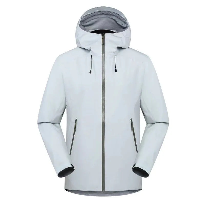 Unisex Outdoorjacke mit Kapuze – Wetterfest