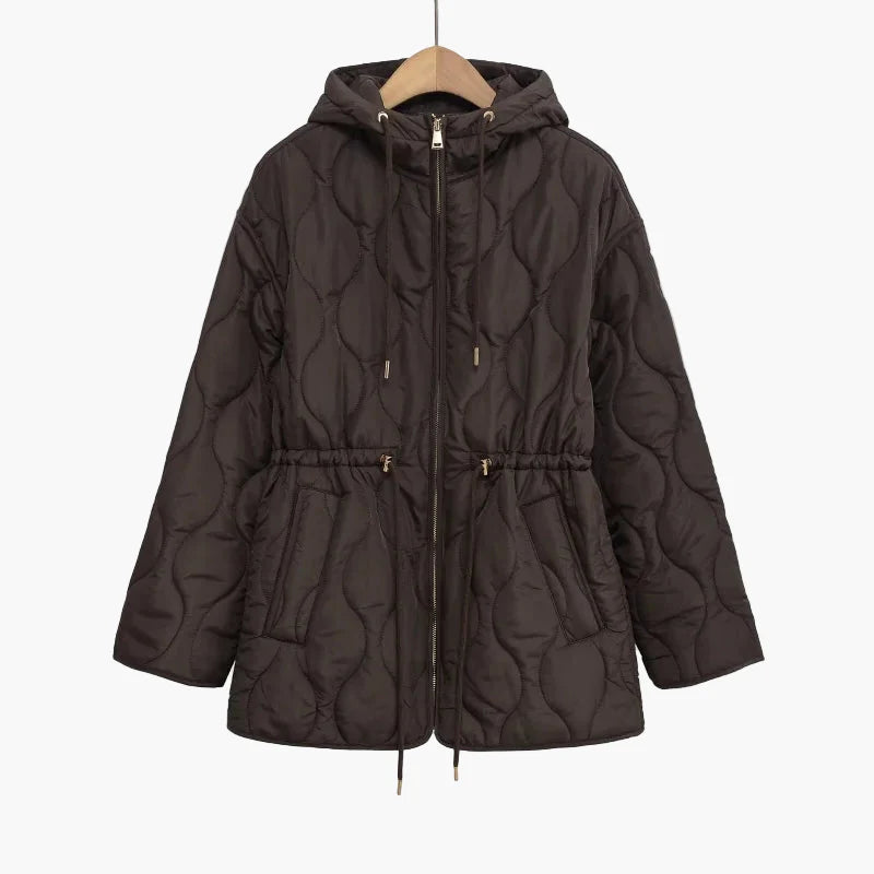 Damen Steppjacke mit Kapuze – Modische Übergangsjacke für Herbst und Winter