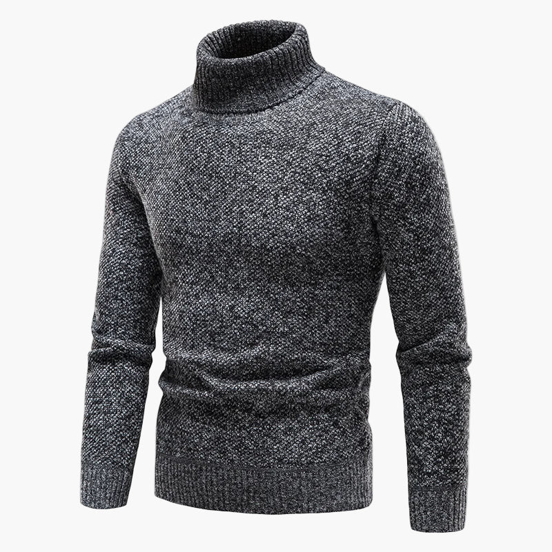 Herren Rollkragenpullover Strick Modern Freizeit Winter Elegant