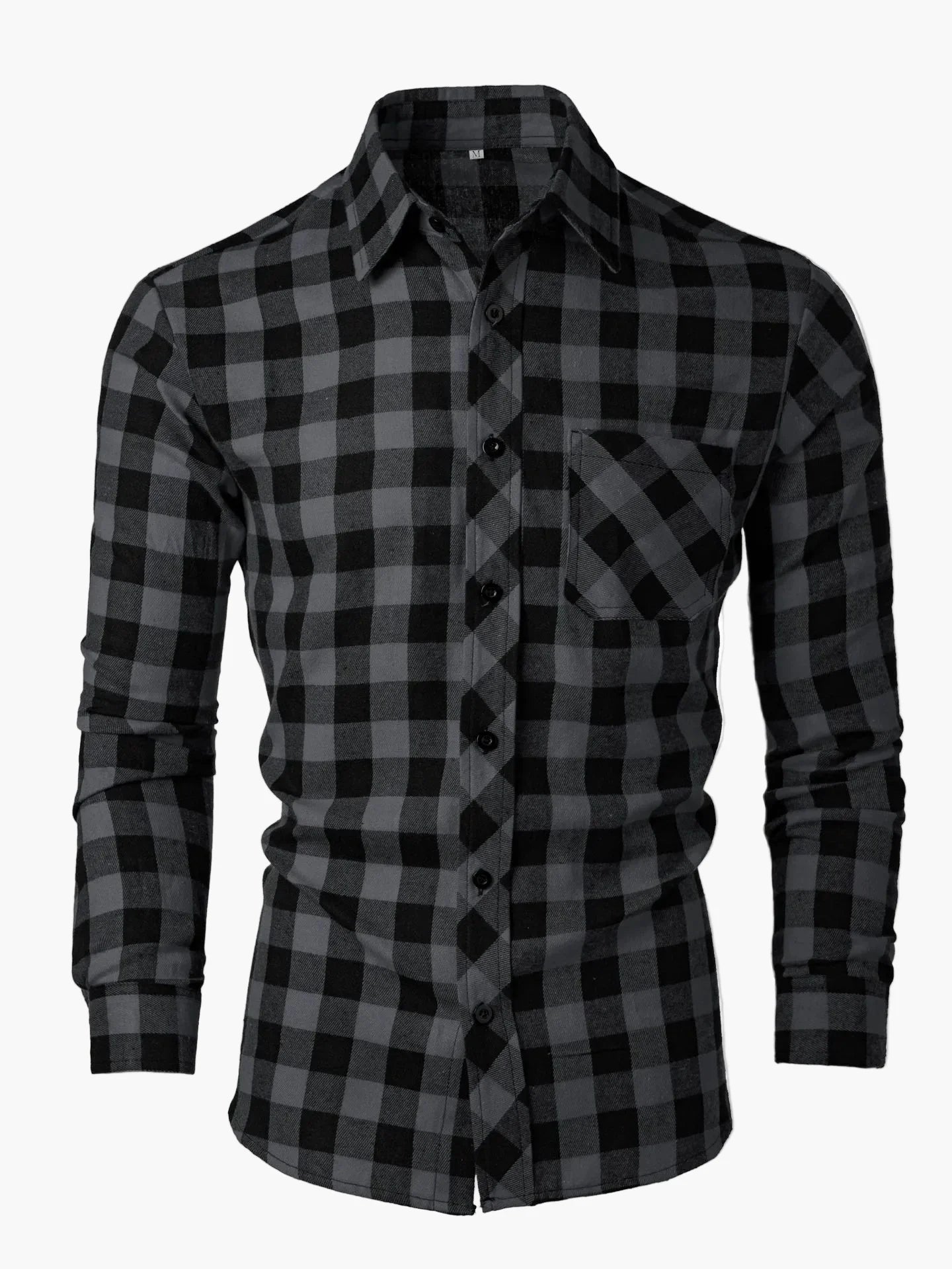 Herren Flanellhemd Kariert – Modisches Freizeithemd Slim Fit – Lässig & Vielseitig für Alltag und Outdoor