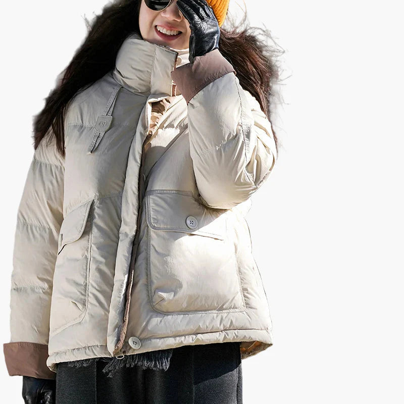 Damen Winter Daunenjacke – Modische Steppjacke für Alltag und Outdoor