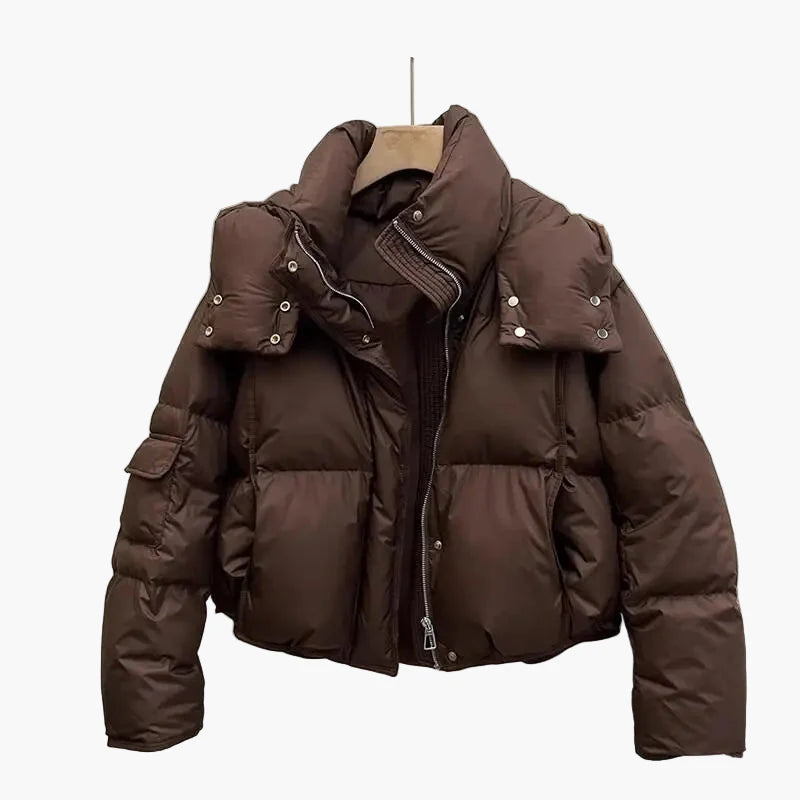 Damen Winter Steppjacke Kurz Geschnitten – Modische Übergangsjacke für Alltag und Freizeit