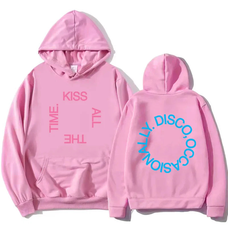 Unisex Kapuzenpullover mit aufgedrucktem Text und Motiv