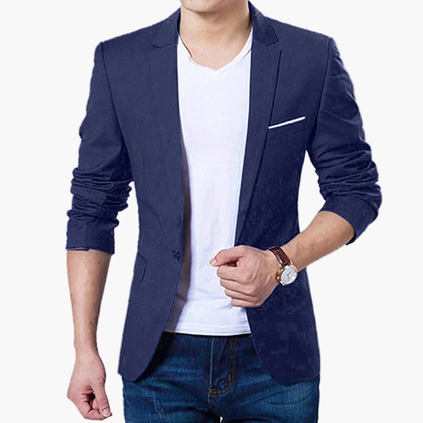 Herren Blazer Slim Fit – Eleganter Freizeit- und Business-Sakko für moderne Outfits
