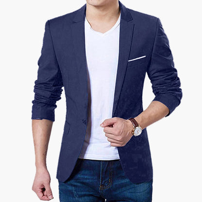 Herren Blazer Slim Fit – Eleganter Freizeit- und Business-Sakko für moderne Outfits