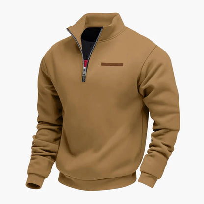 Herren Halbzip-Fleece Pullover – Bequemer Casual-Style für Reisen und Alltag