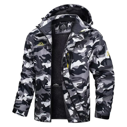 Jacke mit Kapuze und Reißverschluss