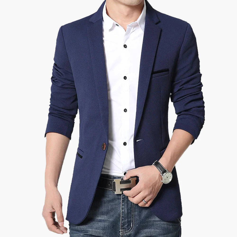 Herren Modernes Freizeit-Sakko für Business und Alltag – Slim Fit Blazer