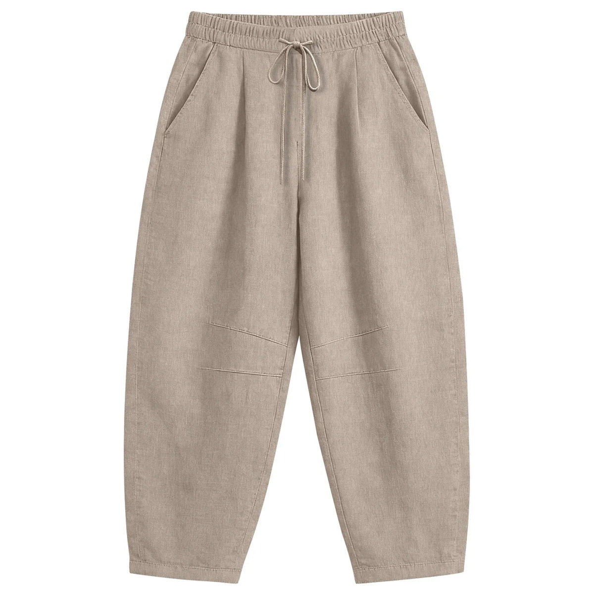 Damen Hosenlockere Passform, elastischer Bund, Kordelzug, Seitentaschen