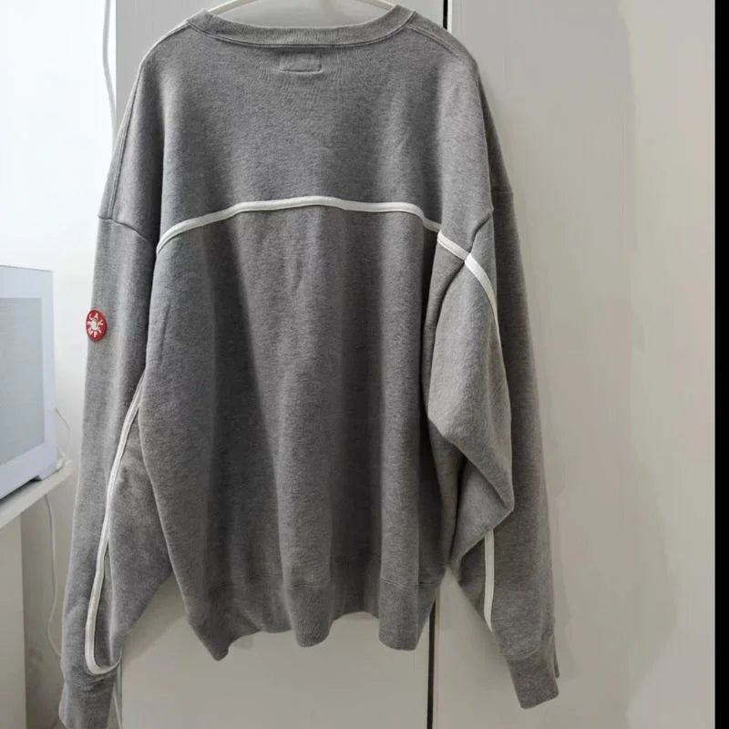 Unisex Langarm Sweatshirt Rundhalsausschnitt mit grafischem Aufdruck
