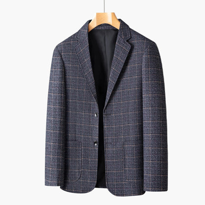 Herren Blazer Modern Kariert Business & Freizeit Elegant