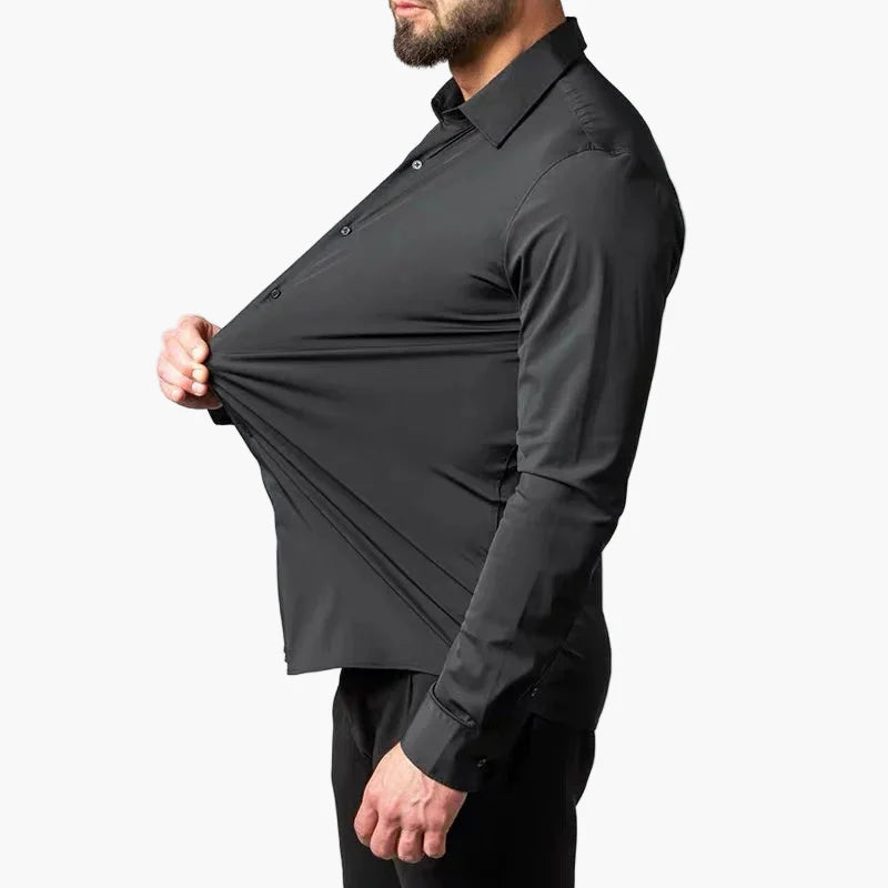 Herren Business Stretch Hemd – Eleganter Stil, Bequeme Passform, Ideal für Büro & Alltag