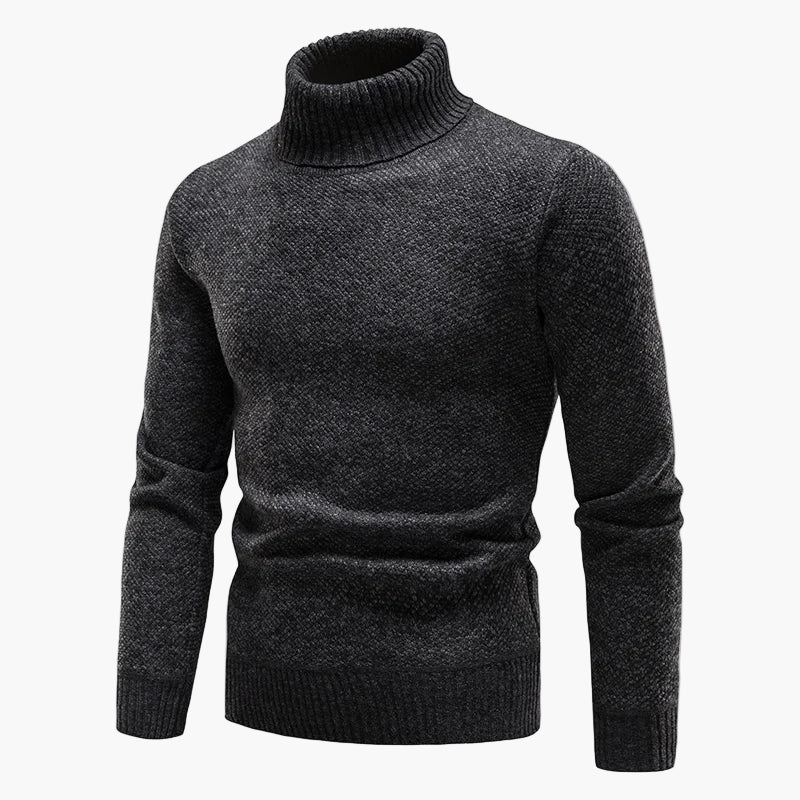 Herren Rollkragenpullover Strick Modern Freizeit Winter Elegant