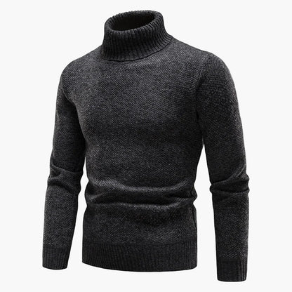 Herren Rollkragenpullover Strick Modern Freizeit Winter Elegant